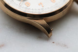 Razor Sharp Javil Chronographe Suisse 18k Chronograph c.1950s