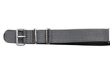 NOS Genuine Vintage British Military Wristwatch Strap 18mm Admiralty Grey c.70s