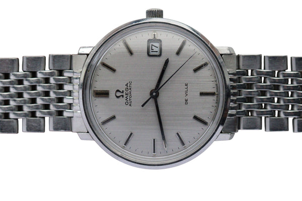 Omega DeVille Grey Linen Dial Ref. 166.033.