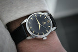 Vintage Omega Seamaster Black Gilt Ref 2846-4 2848 c.1956.
