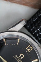 Vintage Omega Seamaster Black Gilt Ref 2846-4 2848 c.1956.