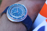 Awesome Vintage Gents Rotary UFO Monocoque Case Divers Wristwatch