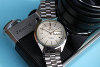 Unusual Vintage Favre Leuba Harpoon 36000 Hi beat Automatic Wristwatch