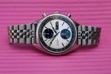 Brilliant Vintage Seiko 6138-8020 Panda Chronograph Automatic Wristwatch June 1977