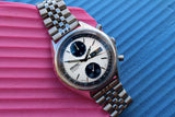 Brilliant Vintage Seiko 6138-8020 Panda Chronograph Automatic Wristwatch June 1977