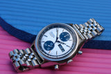 Brilliant Vintage Seiko 6138-8020 Panda Chronograph Automatic Wristwatch June 1977
