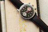 Vintage Smiths Astral Chronograph Wristwatch Valjoux 7733 with Box