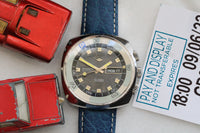 Unusual Mondia Memory Automatic Parking World Time Wristwatch c.1970's
