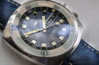 Unusual Mondia Memory Automatic Parking World Time Wristwatch c.1970's