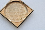 Vintage Bueche Girod 9ct Gold Square Wristwatch Onyx Dial c.1977