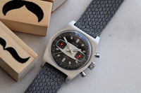 Vintage Hoga/Vulcain "Surfboard" Chronograph Wristwatch.
