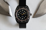 Vintage Bulova Accutron Depth Gauge Monnin PVD Cased Divers Tool Watch