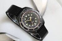 Vintage Bulova Accutron Depth Gauge Monnin PVD Cased Divers Tool Watch
