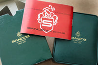 Vintage Sandoz of Switzerland "President" Wristwatch Full Set.