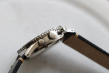 Vintage Croton Chronomaster Aviator Sea Diver Rare White Dial