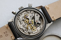 Vintage Croton Chronomaster Aviator Sea Diver Rare White Dial