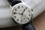 Early Patek Philippe Calatrava Wristwatch Retailed by Oscar Linke Genova c.1928 (recase)