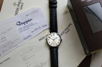 Early Patek Philippe Calatrava Wristwatch Retailed by Oscar Linke Genova c.1928 (recase)