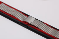 NOS Vintage NSA Novavit Stainless Steel 18mm Sliding Clasp Bracelet