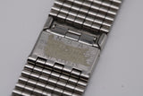 NOS Vintage NSA Novavit Brushed and Textured Stainless Steel 20mm Bracelet