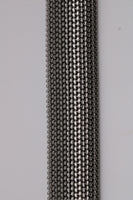 NOS Vintage Italian Stainless Steel Tessuflex Milanese Mesh 22mm Bracelet