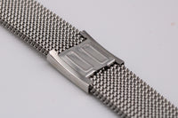 NOS Vintage Italian Stainless Steel Tessuflex Milanese Mesh 20mm Bracelet