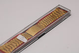 NOS Vintage NSA Novavit Gold Plated 24mm Flared Bracelet