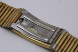 NOS Vintage NSA Novavit Gold Plated 24mm Flared Bracelet