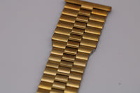 NOS Vintage NSA Novavit Gold Plated Heuer Silverstone Style 24mm Bracelet