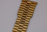 NOS Vintage NSA Novavit Gold Plated Heuer Silverstone Style 24mm Bracelet
