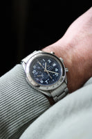 Omega Speedmaster Date Automatic Blue Dial Full Set Ref.3513.82.00