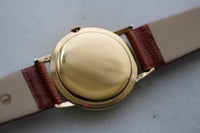 Vintage IWC 9k Yellow Gold Dress Watch c.1962