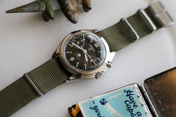 Lemania Monopusher Series 6bb RAF Chronograph – Waecce