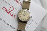 Omega WW2 era Civilian US Army Ref CK 2179 c.1945 with Extract.
