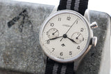 Rare Lemania Series II Non-Lume Royal Navy Nuclear Submarine Monopusher Chronograph