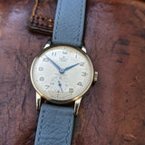 Superb Vintage Gents Smiths DeLuxe 9ct Gold British Railways Presentation Watch c.1961
