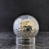 Very Nice Sterling Silver Filled Novelty Golf Ball by Camelot Silverware Sheffield 2015