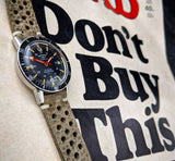 Cool Vintage Rare Red Hands Rotary Aquaplunge Automatic Gents Divers Wristwatch