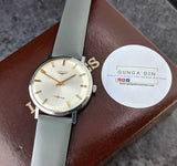 Superb Vintage Gents Longines Stainless Steel Time Only Wristwatch Cal 490 c.1969