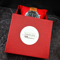 Awesome Vintage Gents Ollech & Wajs Divers Chronograph Wristwatch Landeron 248 c.70s