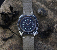 Obscure Vintage Alpha Automatic Depth Gauge Monnin Cased Divers Tool Watch
