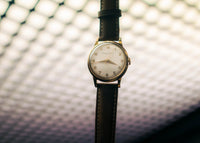 Splendid Vintage Gents IWC 9ct Gold Wristwatch Cal 89 c.1958