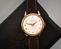 Splendid Vintage Gents IWC 9ct Gold Wristwatch Cal 89 c.1958