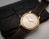 Splendid Vintage Gents IWC 9ct Gold Wristwatch Cal 89 c.1958