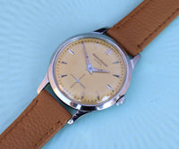 Superb Vintage Jaeger LeCoultre Automatic Bumper Wristwatch p812 c.1955-56