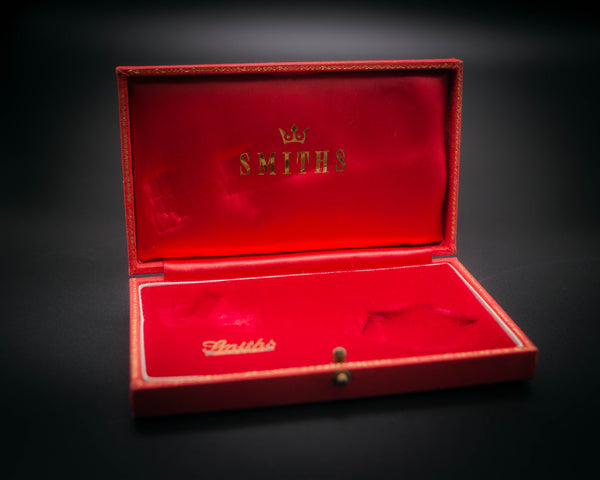 Vintage Smiths Imperial Red Wristwatch Box