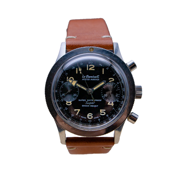 Vintage Le Cheminant Master Mariner Super Diver Chronograph Watch PAF?