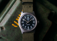 Vintage CWC Royal Navy Issued Military Wristwatch c.1989