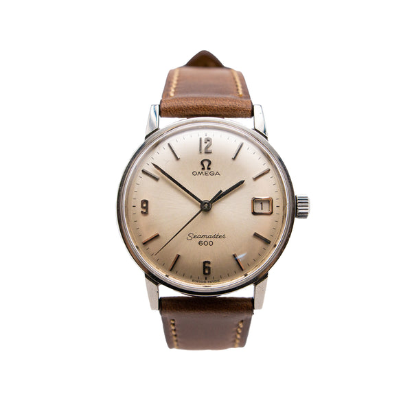 Vintage Omega Seamaster 600 Date Wristwatch - Main Image