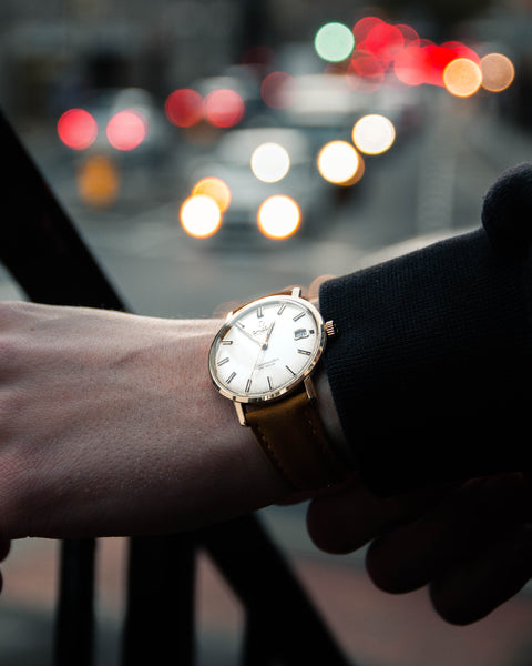 Superb Vintage Omega Seamaster DeVille Automatic Wristwatch 166.020